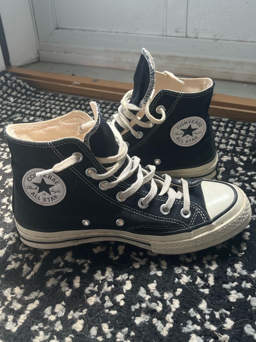 Converse Chuck 70’s Unisex Black and White High-Top Sneakers